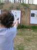 A day at the Gun Range : Gerri and I taking an afternoon off to go shooting at the range